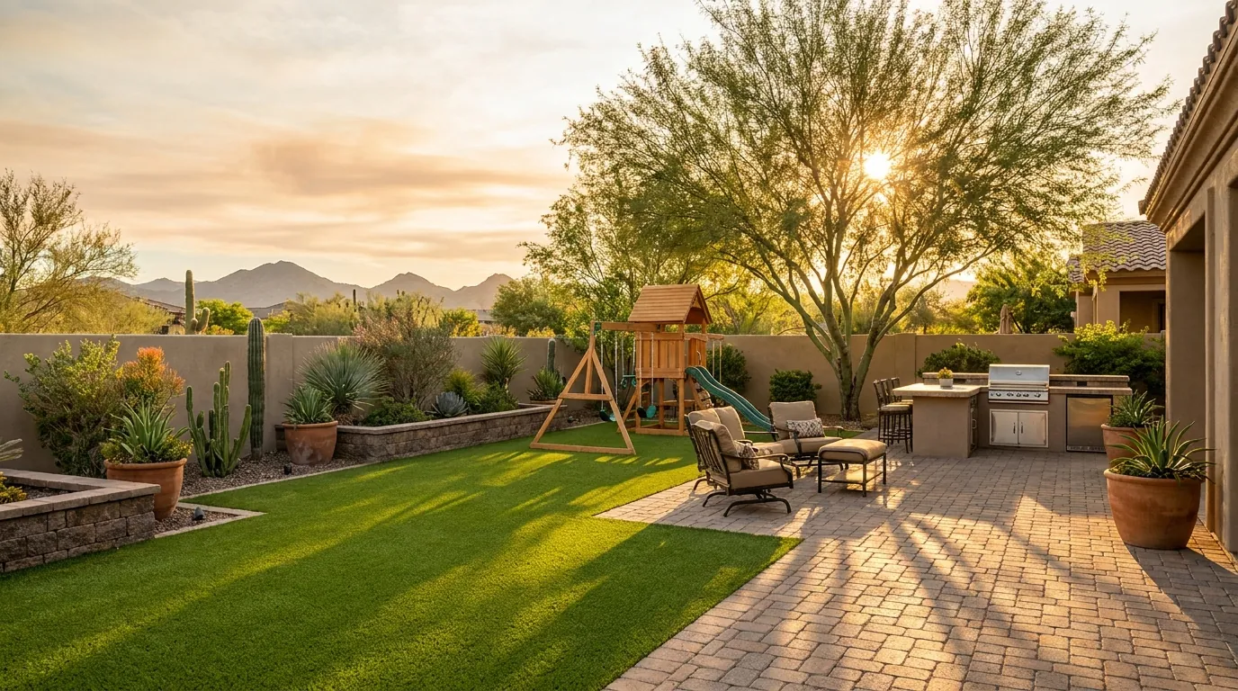 Artificial turf in Gilbert, AZ