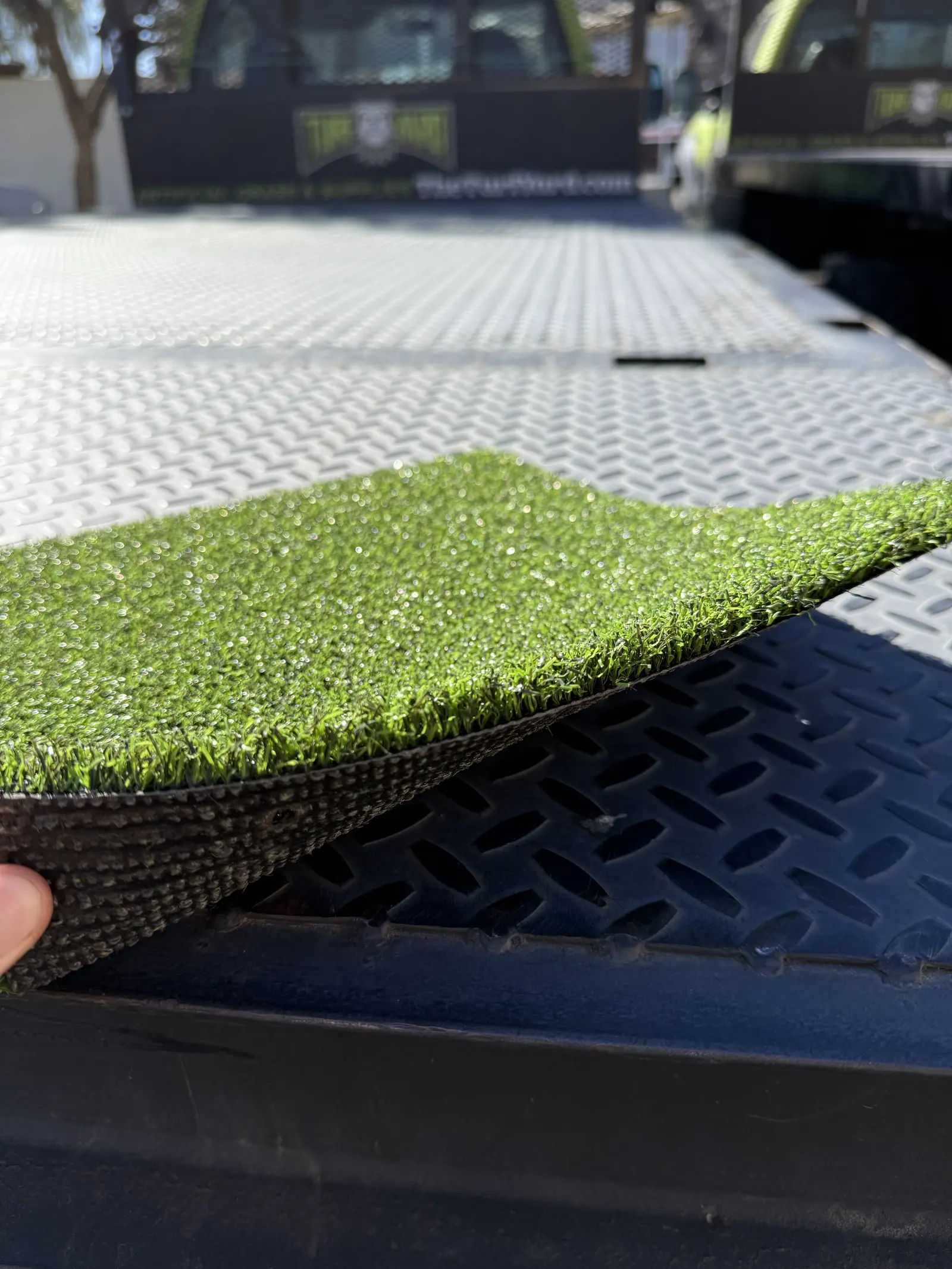 Putting green artificial turf surface by The Turf Yard