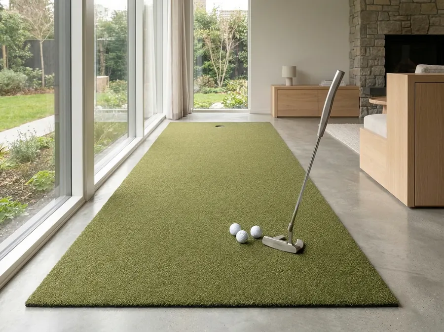 Indoor and Covered — putting green turf