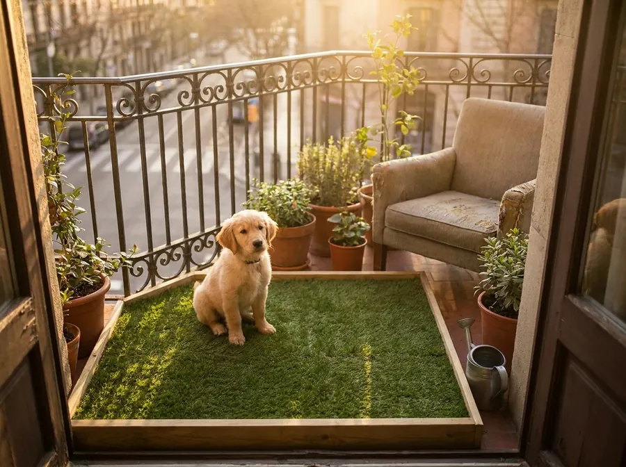 Balcony Pet Areas — turf for balcony