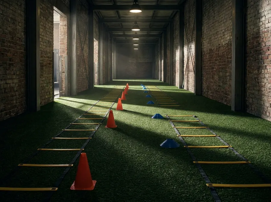 Agility Corridors — turf for gym