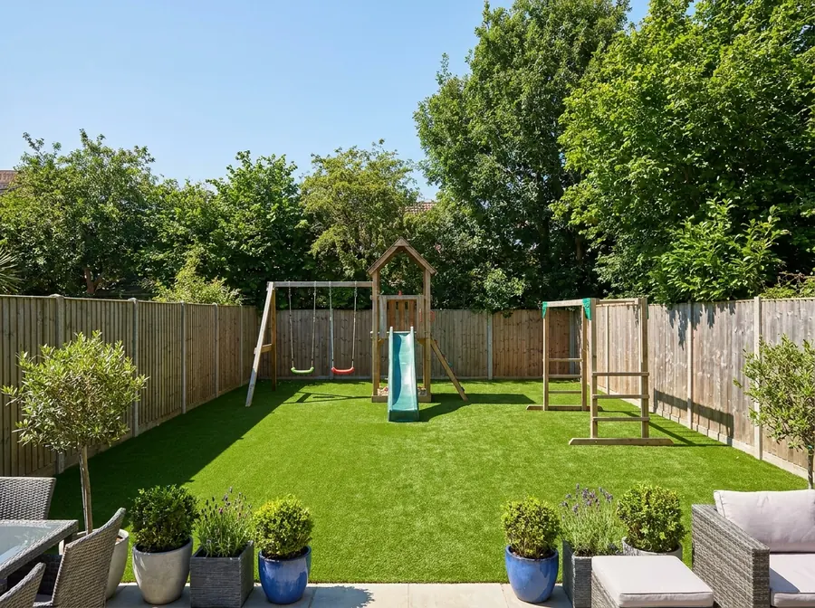 Backyard Play Areas — turf for playgrounds